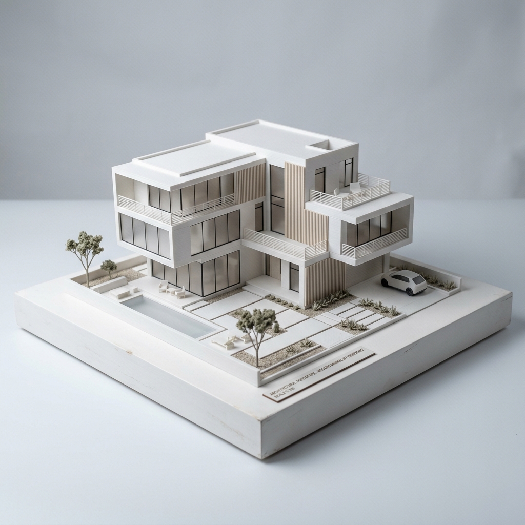 Prototyp architektoniczny 3D & UV
